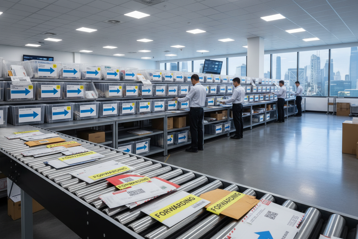 mail forwarding photo