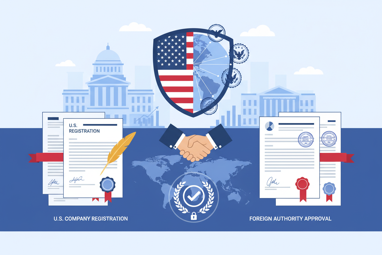 Registering your U.S. company with a foreign authority