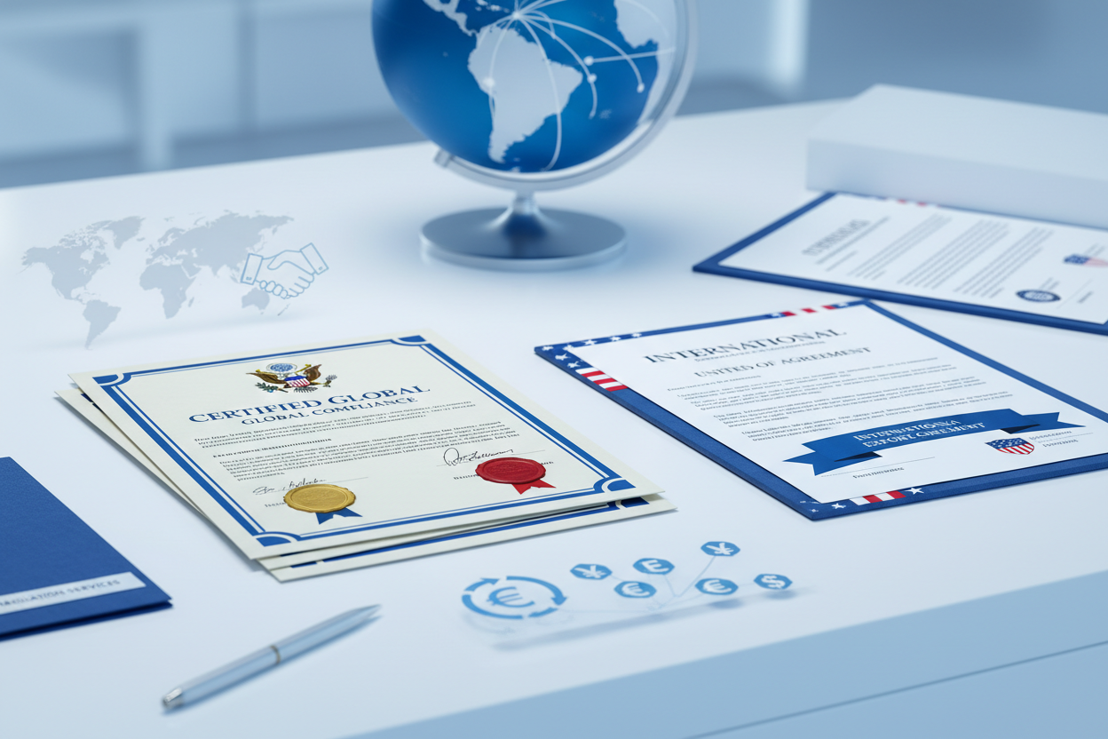 Using U.S. company documents for international contracts or compliance